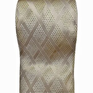 2/$30 FRATELLI Neutral Woven Handmade Italian Silk Tie